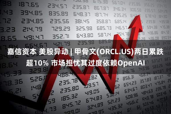 嘉信资本 美股异动 | 甲骨文(ORCL.US)两日累跌超10% 市场担忧其过度依赖OpenAI